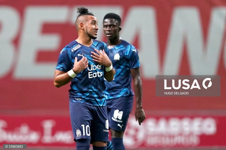 Sporting de Braga empata por 1-1 com o Marselha no Estádio Municipal de Braga