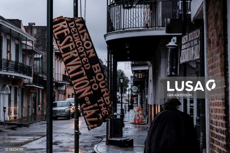 Passagem do furacão Ida em Nova Orleães