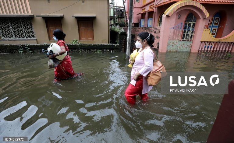 Monção a sul de Calcutá
