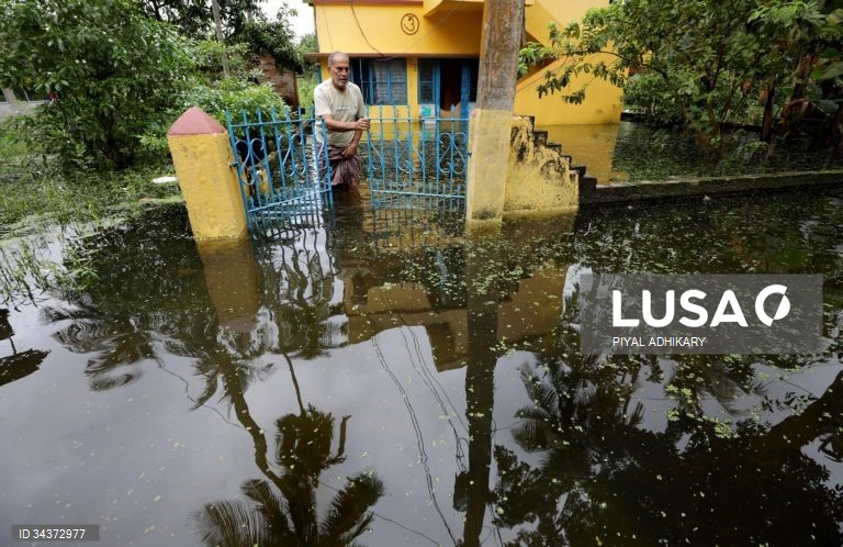 Monção a sul de Calcutá