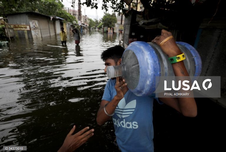 Monção a sul de Calcutá