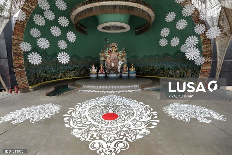 Índia: Celebrações do Festival Durga Puja em Kolkata