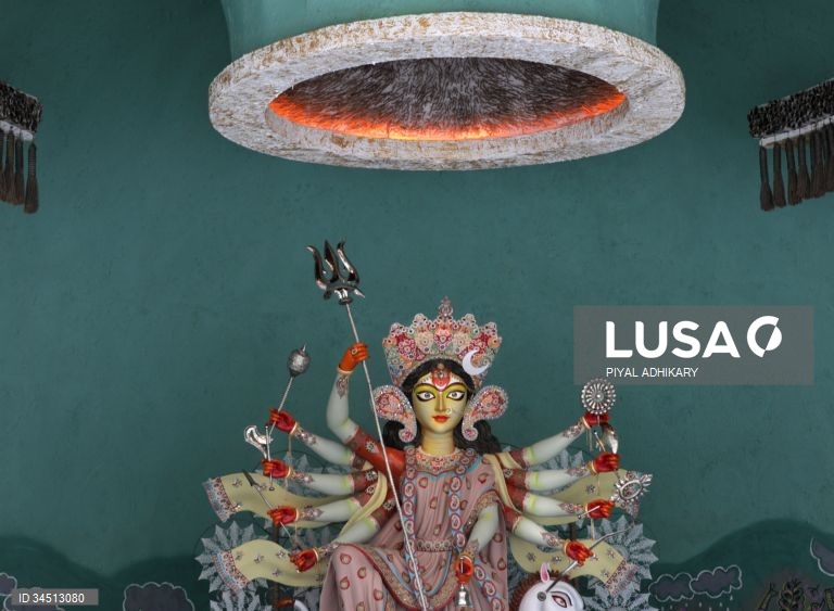 Índia: Celebrações do Festival Durga Puja em Kolkata