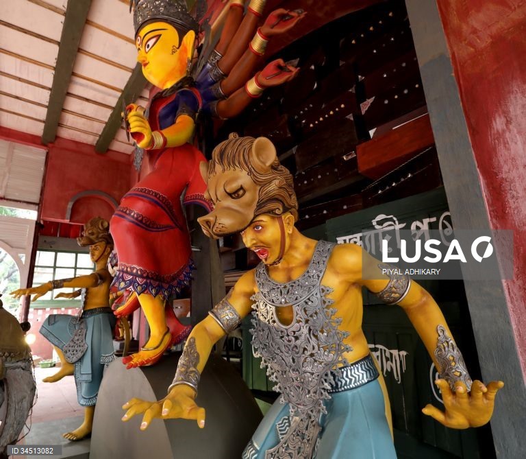 Índia: Celebrações do Festival Durga Puja em Kolkata
