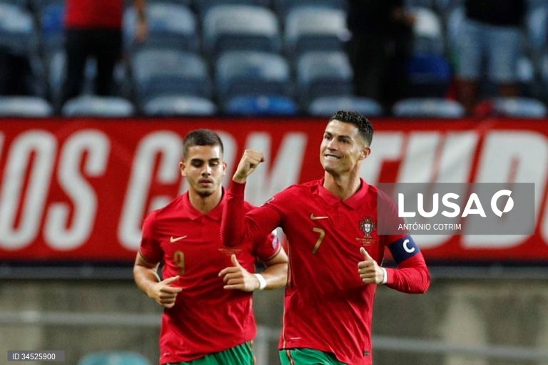 Portugal goleou o Luxemburgo por 5-0, no jogo de apuramento para o Mundial de 2022, no Estádio Algarve