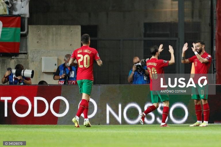 Portugal goleou o Luxemburgo por 5-0, no jogo de apuramento para o Mundial de 2022, no Estádio Algarve