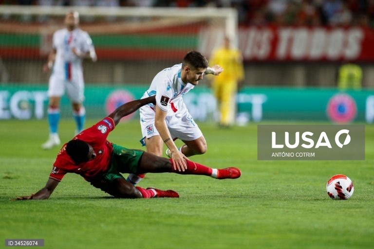 Portugal goleou o Luxemburgo por 5-0, no jogo de apuramento para o Mundial de 2022, no Estádio Algarve
