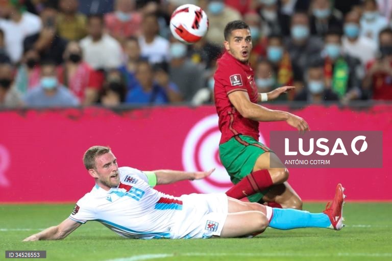 Portugal goleou o Luxemburgo por 5-0, no jogo de apuramento para o Mundial de 2022, no Estádio Algarve