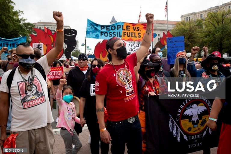 EUA: Protesto pelo clima em Washington