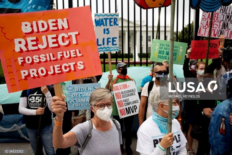EUA: Protesto pelo clima em Washington