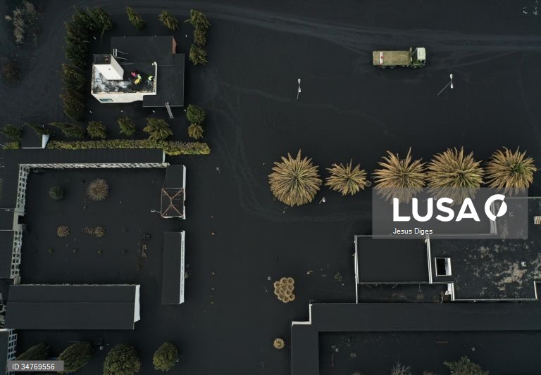 Vulcão Cumbre Vieja em La Palma