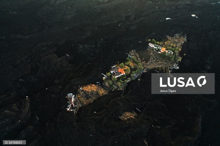 Vulcão Cumbre Vieja em La Palma