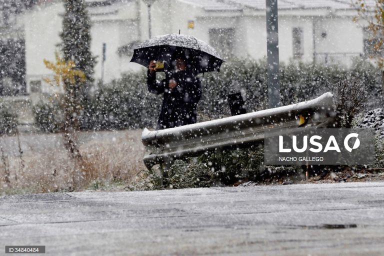 Queda de neve em Espanha