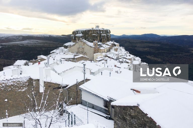 Queda de neve em Espanha
