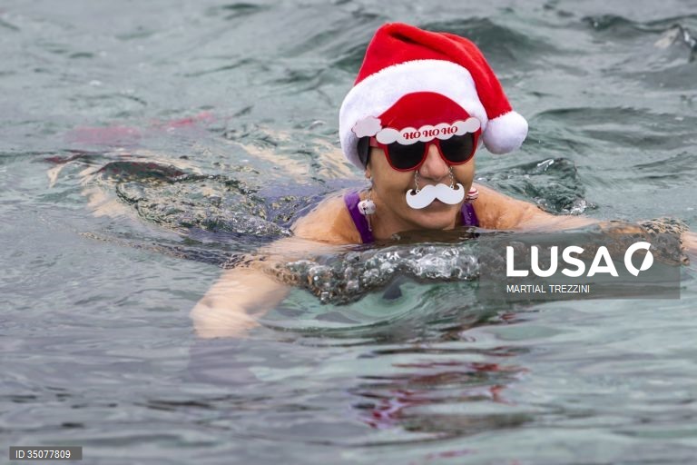 Suiça: Mergulho de Natal no Lago Leman