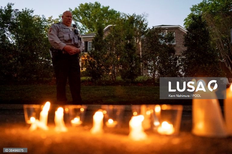 EUA: Protesto de ativistas do direito ao aborto em Alexandria, Virginia
