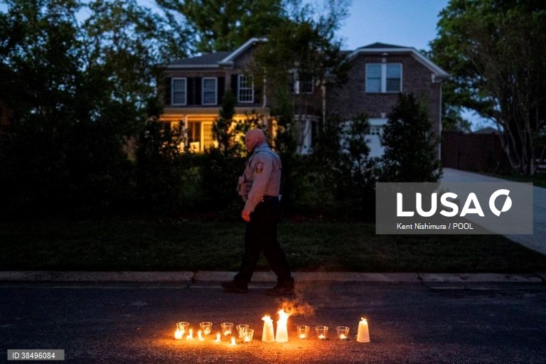EUA: Protesto de ativistas do direito ao aborto em Alexandria, Virginia