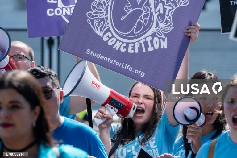 EUA: Manifestações pró e contra o aborto em Washington