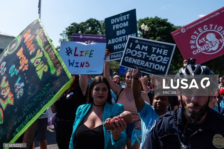 EUA: Manifestações pró e contra o aborto em Washington