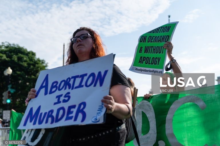 EUA: Manifestações pró e contra o aborto em Washington