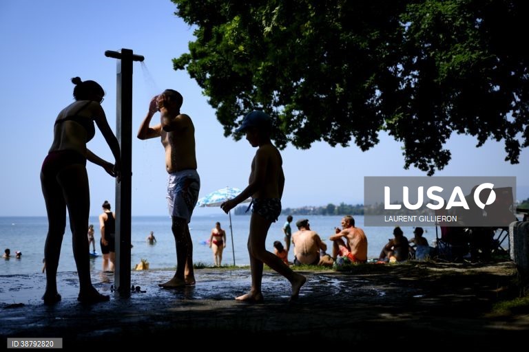 Suíça: Onda de calor