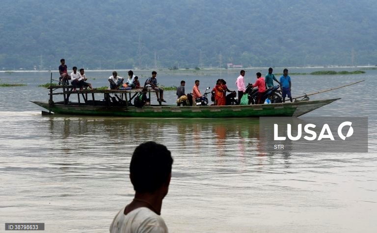 Cheias em Assam, Índia