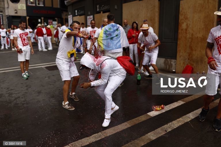 Festa tradicional de San Fermin em Pamplona