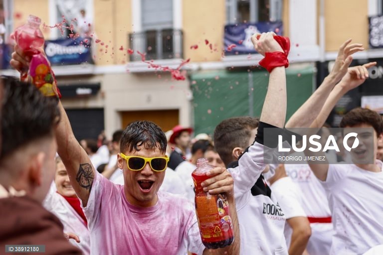 Festa tradicional de San Fermin em Pamplona