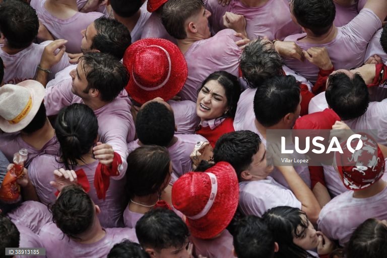 Festa tradicional de San Fermin em Pamplona
