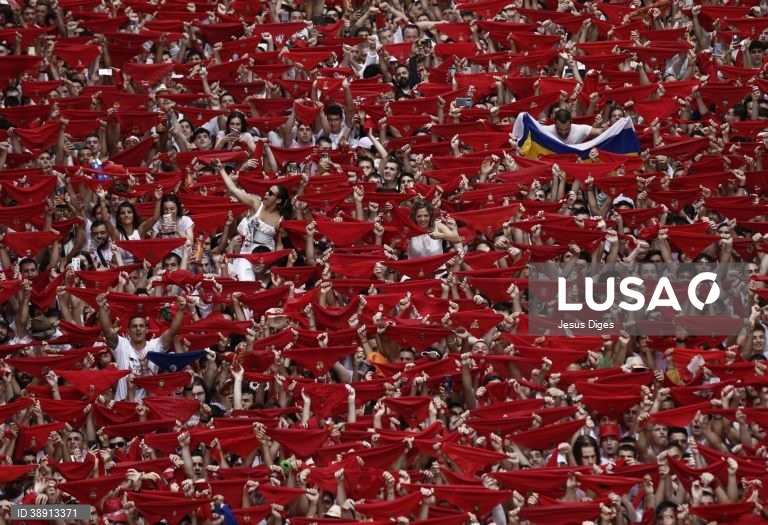 Festa tradicional de San Fermin em Pamplona