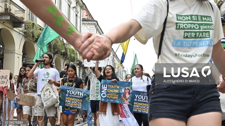 Turim: Manifestação Fridays for Future 