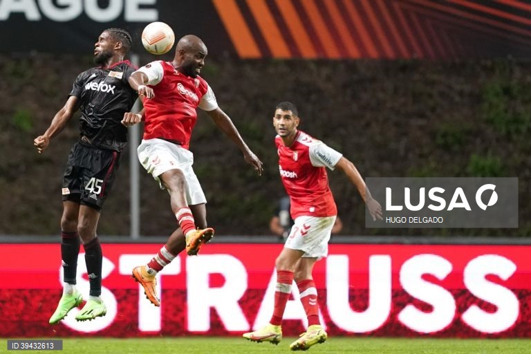 Sporting de Braga vence Union Berlim, por 1-0, em jogo da Liga Europa de futebol
