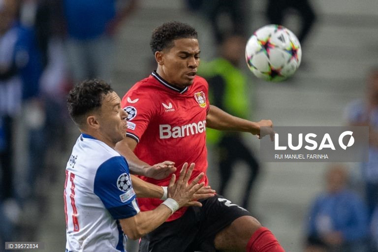 FC Porto vence por 2-0 Bayer Leverkusen em jogo da Liga dos Campeões de futebol