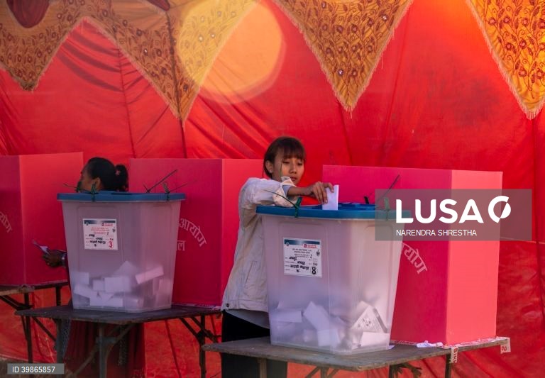 Eleições gerais no Nepal.