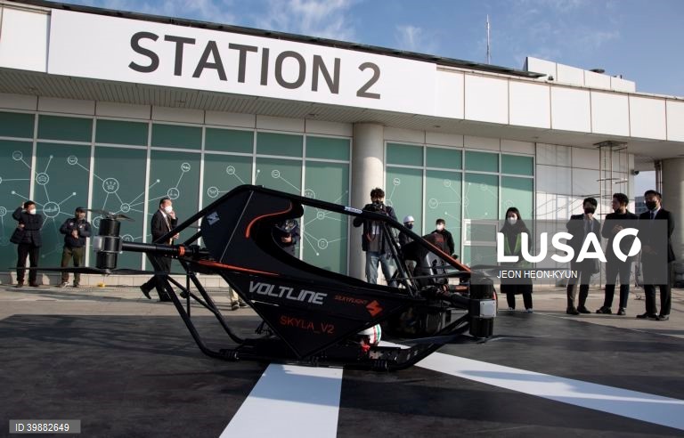 Coreia do Sul: Empresa Voltline testa táxis drones em Gyeonggi-do