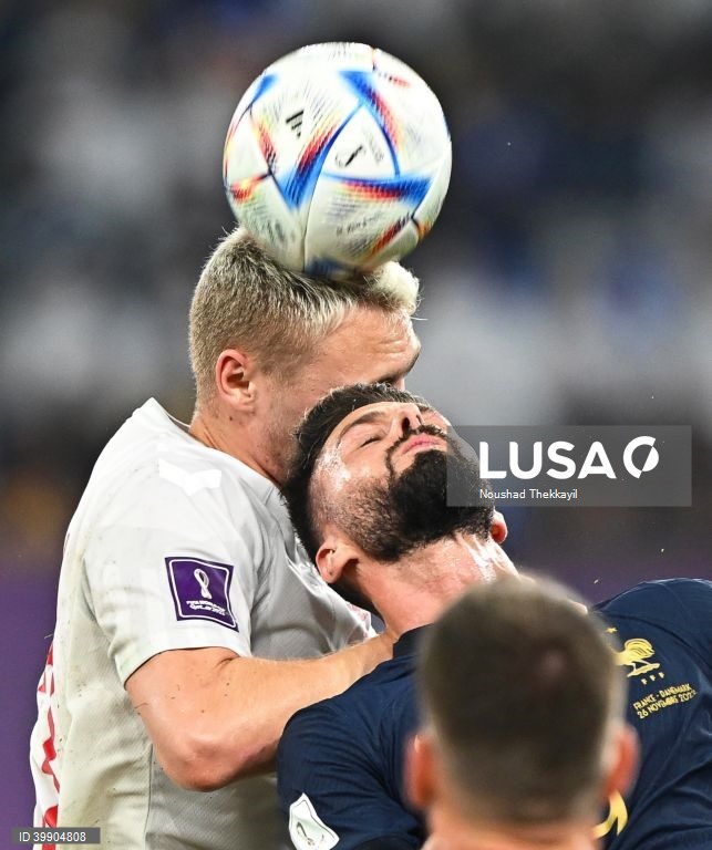 Mundial2022: 'Bis' de Mbappé à Dinamarca coloca campeã França nos 'oitavos'