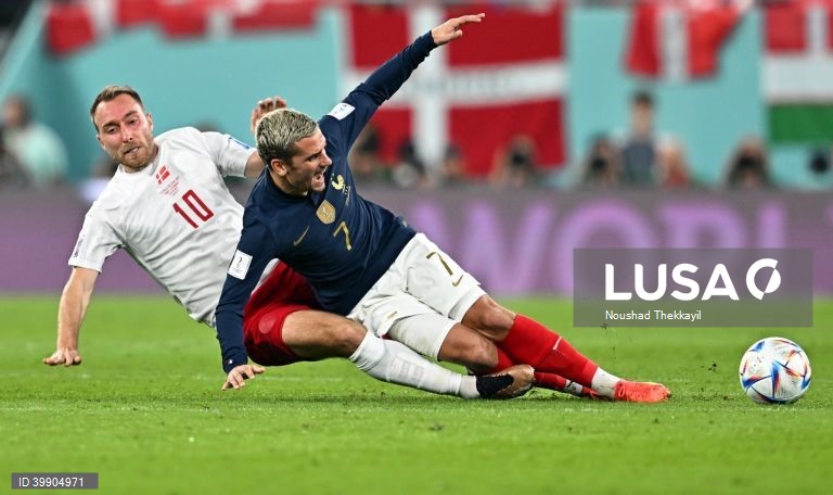 Mundial2022: 'Bis' de Mbappé à Dinamarca coloca campeã França nos 'oitavos'