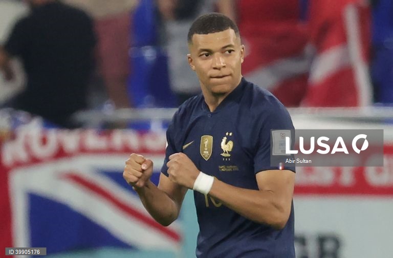 Mundial2022: 'Bis' de Mbappé à Dinamarca coloca campeã França nos 'oitavos'