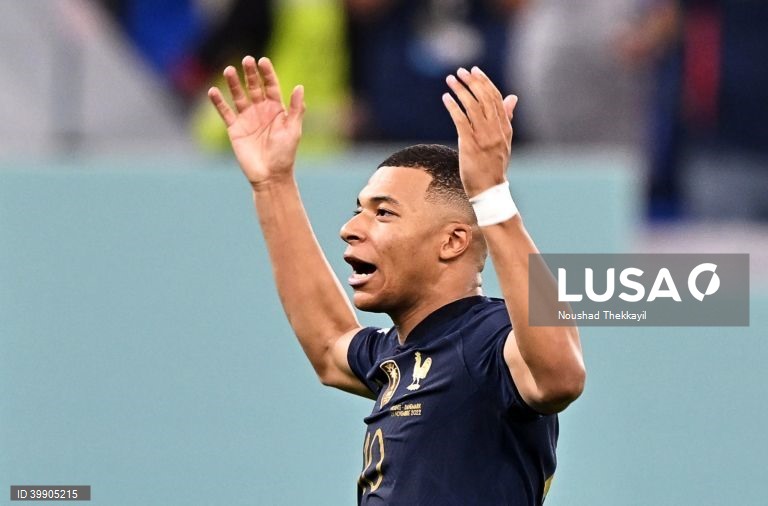Mundial2022: 'Bis' de Mbappé à Dinamarca coloca campeã França nos 'oitavos'