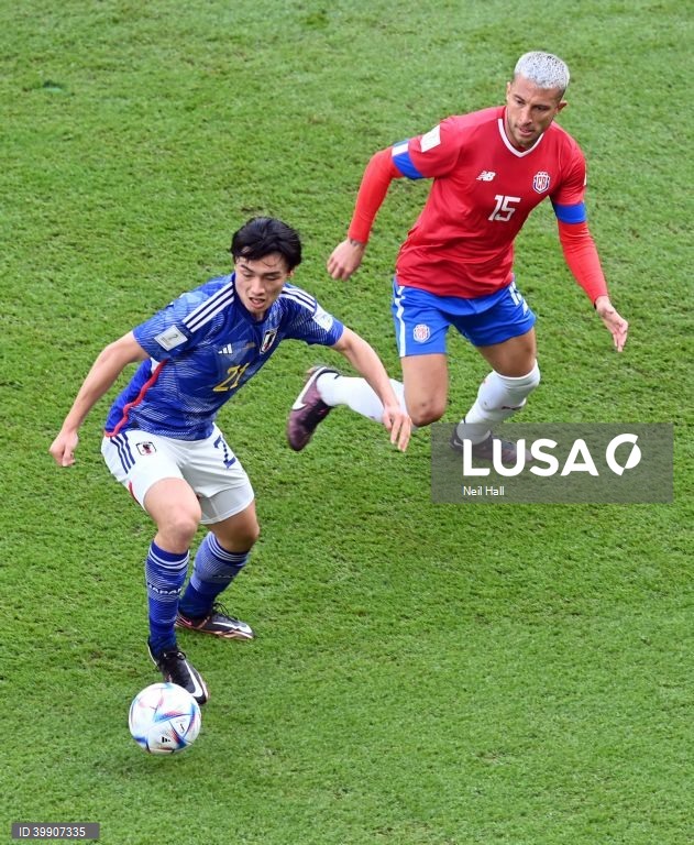 Mundial Qatar 2022: Japão vs Costa Rica.