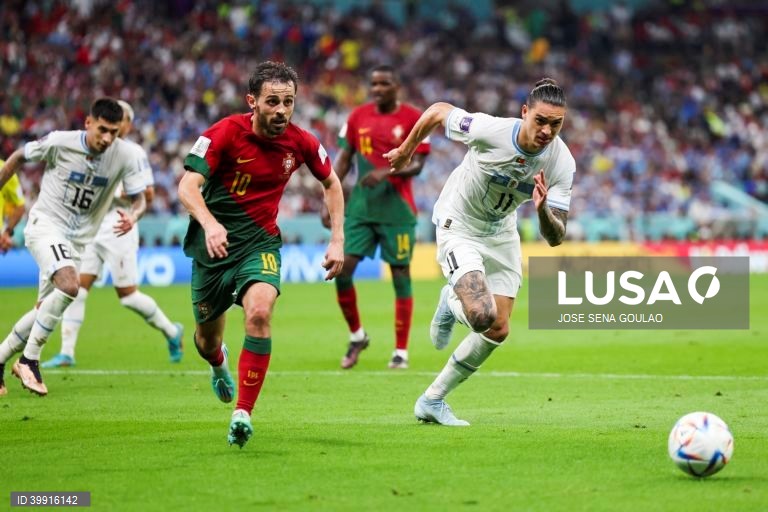 Qatar: Portugal vence Uruguai por 2-0 em jogo do Mundial2022