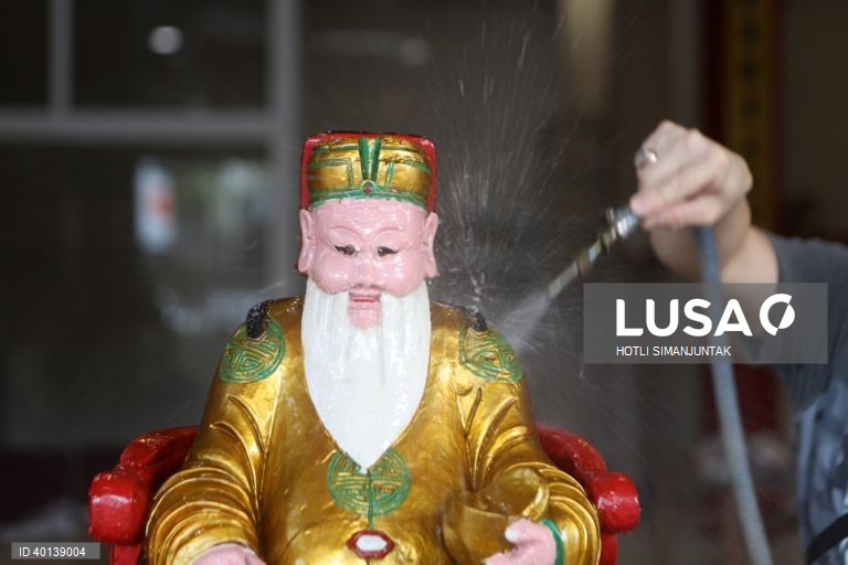 Preparativos para o Ano Novo Lunar chinês