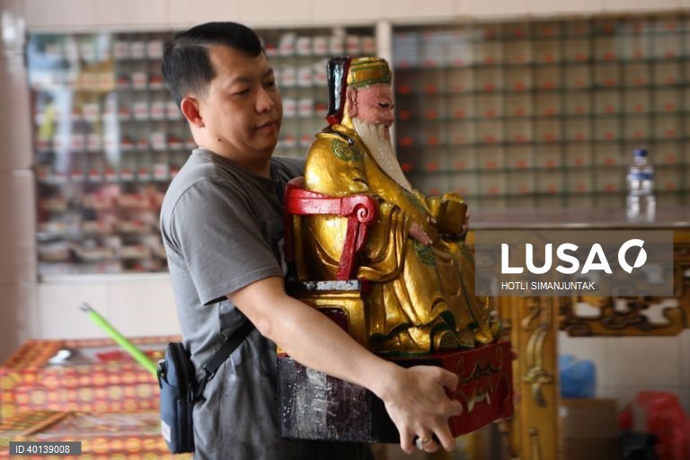 Preparativos para o Ano Novo Lunar chinês