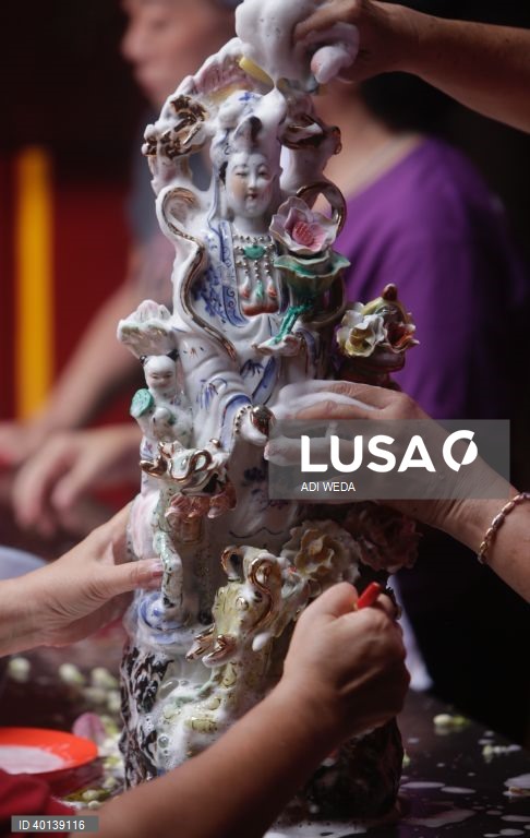 Preparativos para o Ano Novo Lunar chinês