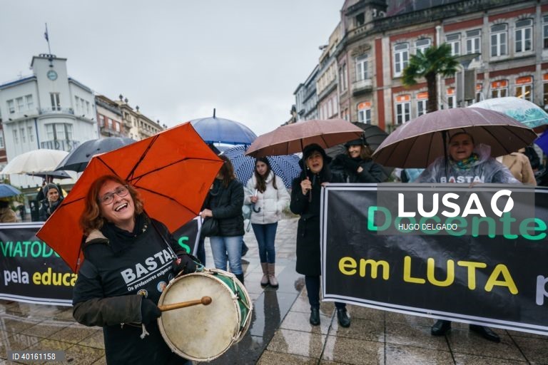 Greve nacional de professores por distritos: concentração em Braga