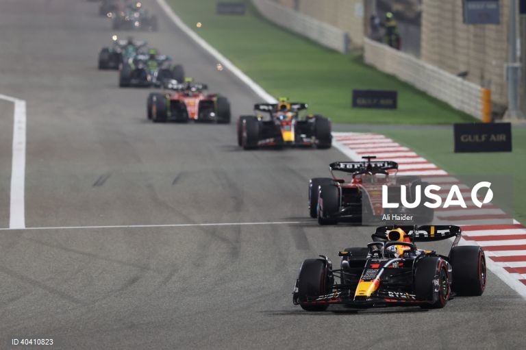 O piloto Max Verstappen vence Grande Prémio do Bahrain de Fórmula 1.