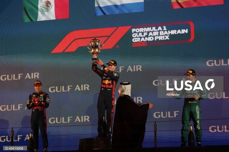 O piloto Max Verstappen vence Grande Prémio do Bahrain de Fórmula 1.