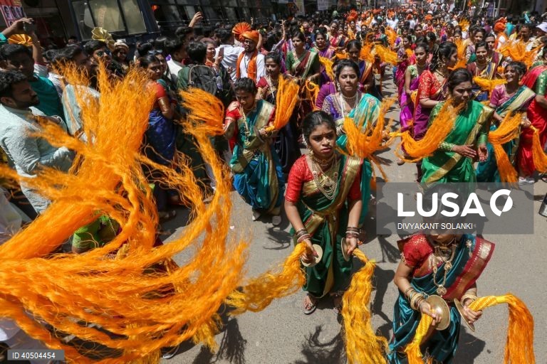 Índia: Celebrações do Ano Novo hindu em Mumbai