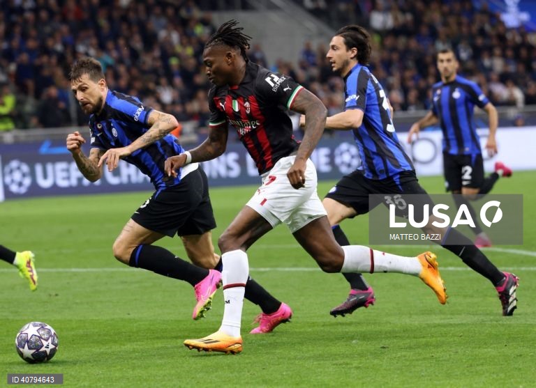 Inter Milão garantiu hoje a presença na final da Liga dos Campeões de futebol, ao vencer em casa o 'vizinho' AC Milan, por 1-0, na segunda mão das meias-finais.