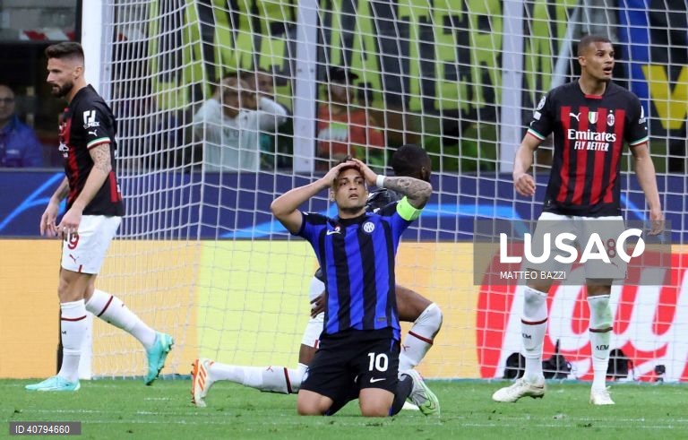 Inter Milão garantiu hoje a presença na final da Liga dos Campeões de futebol, ao vencer em casa o 'vizinho' AC Milan, por 1-0, na segunda mão das meias-finais.